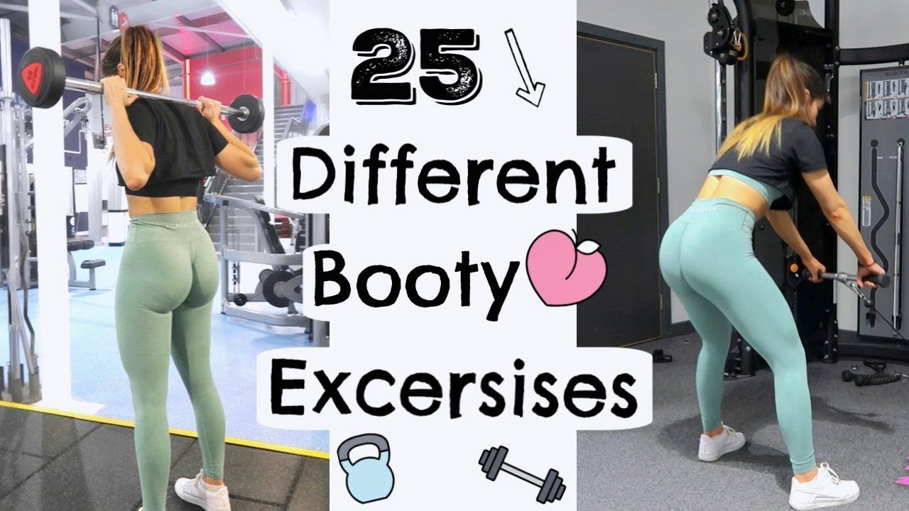 25 DIFFERENT GLUTE EXERCISES - Best ones!