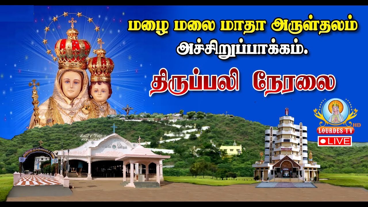 🔴நேரலை - 28.02.2026 அச்சிறுபாக்கம், மழை மலை மாதா அருள்தளம் - சனி திருப்பலி.