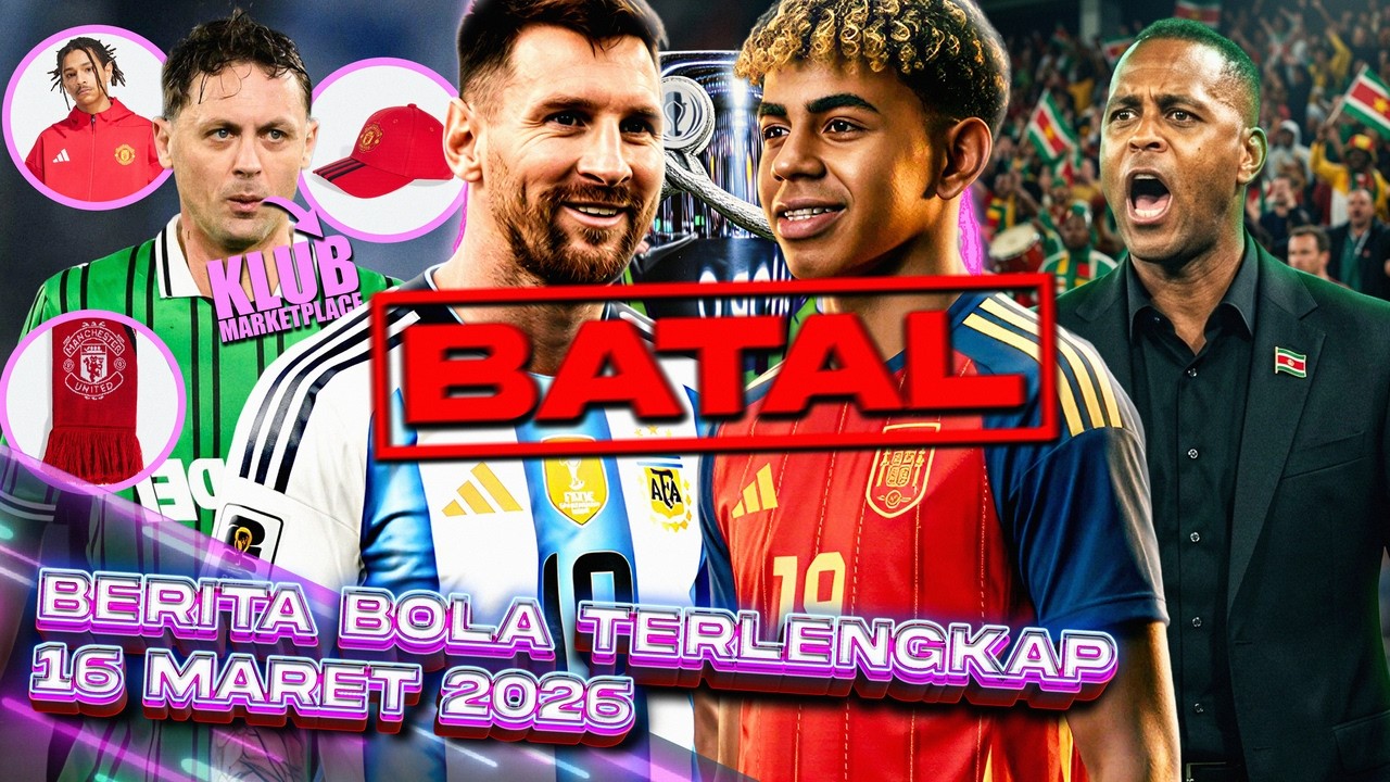 POLEMIK! FINALISSIMA Resmi BATAL 😩 LAGI GACOR, MU Disindir MATIC 😤 DUH! KLUIVERT Join SURINAME 😱