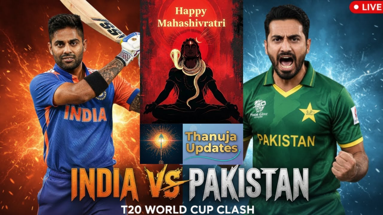 #Thanuja , #Mahashivaratri 2026 #India vs Pakistan T20 world cup Clash Live , Topics Matladukundam