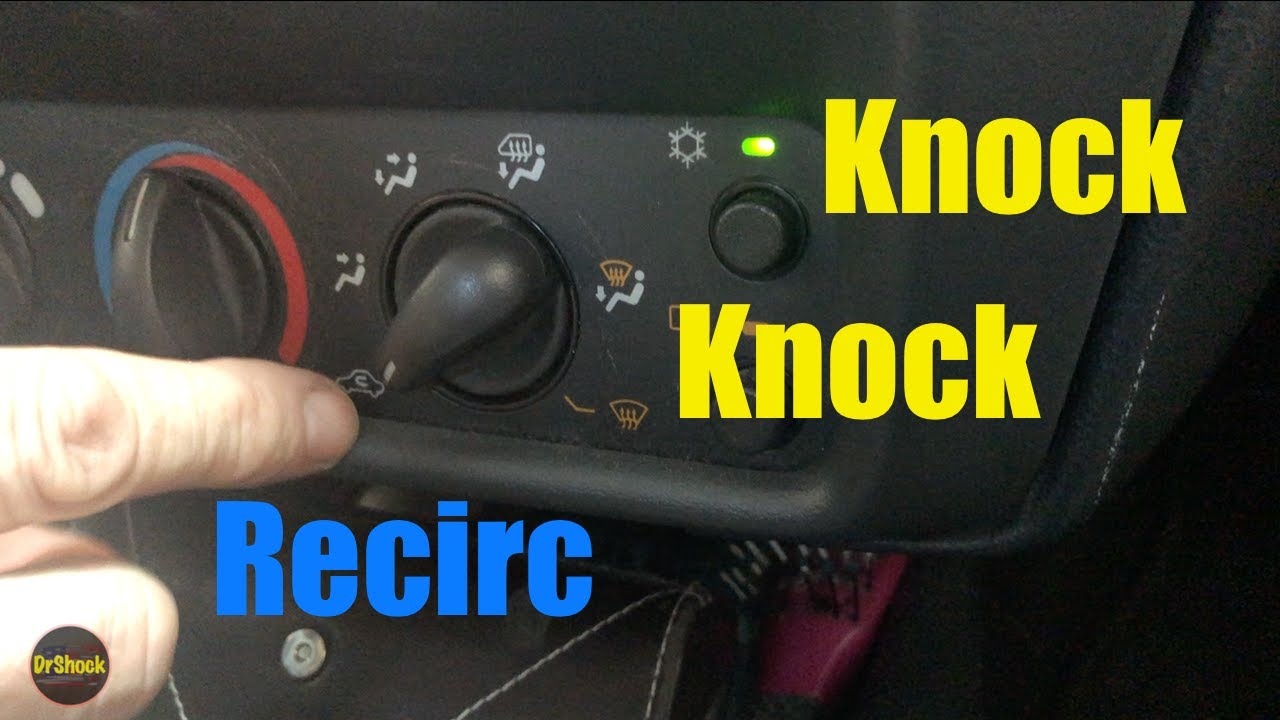 1995 - 2005 GM AC Recirculation Mode Actuator Knocking Repair (Chevrolet Cavalier & Pontiac Sunfire)