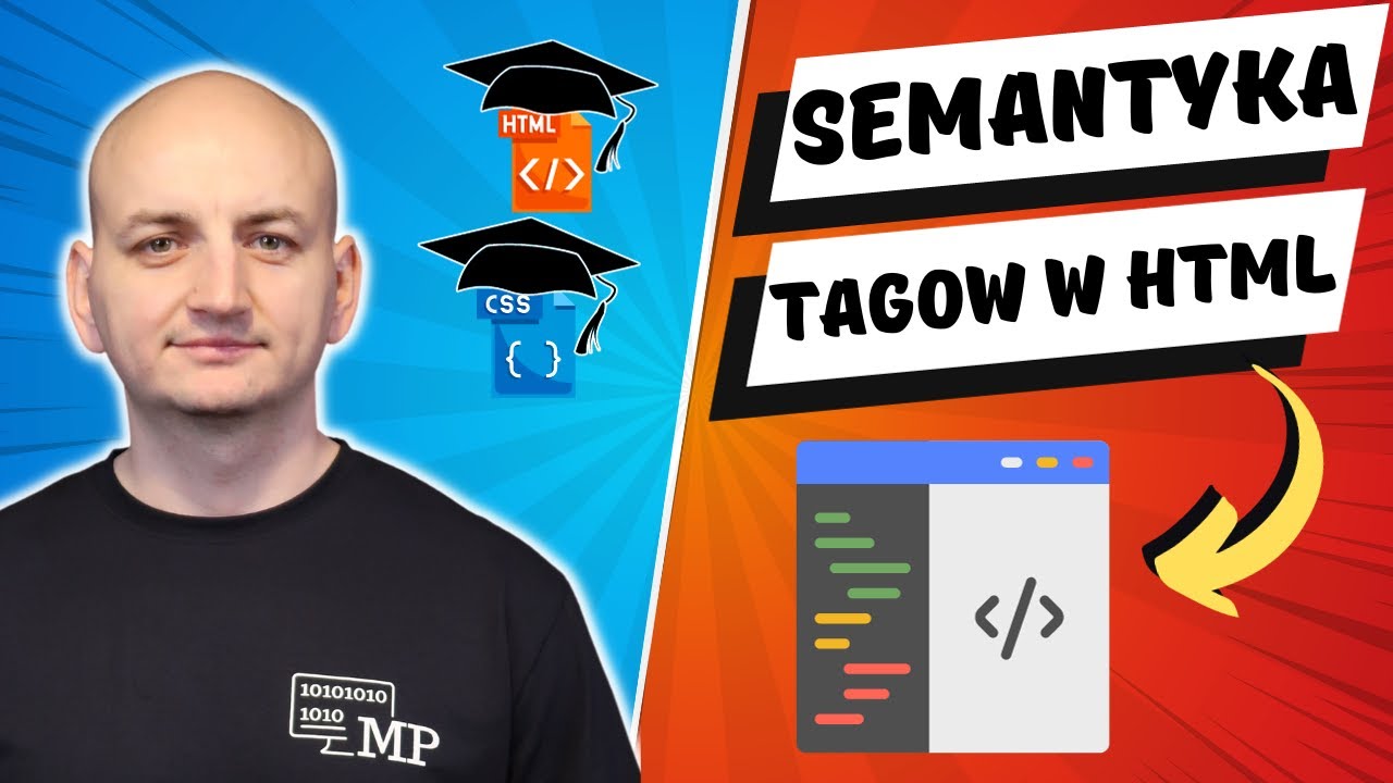 SEMANTYKA ZNACZNIK&Oacute;W HTML | Kurs Online HTML i CSS - Lekcja 16