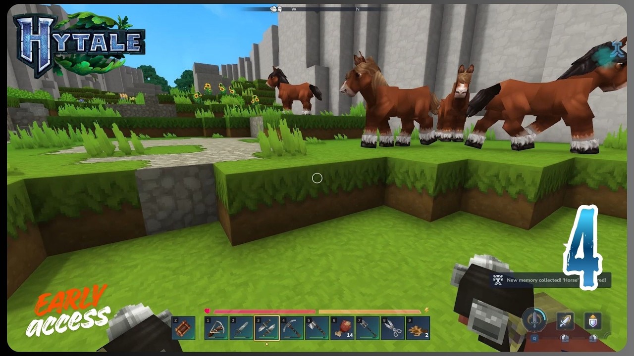 Hytale - Darmowy Transport Pasący się na Łące - Early Access - Ep.4