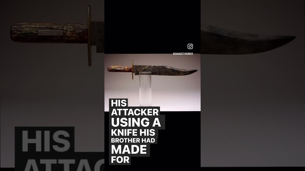 Ever wonder about the namesake for the Bowie Knife? #history #knife #sandbarfight #american #pioneer