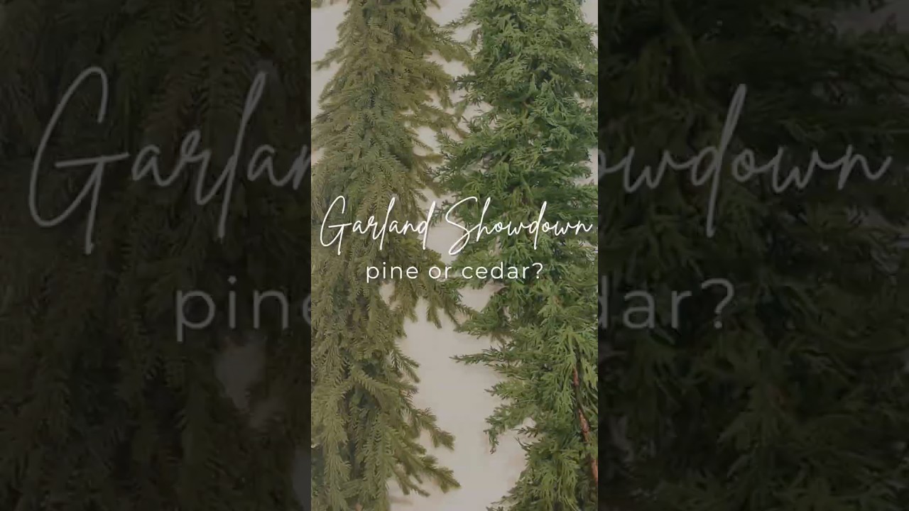 Walmart Christmas Garland 2025 🎄✨ Norfolk Pine vs Cedar &ndash; Which Team Are You?