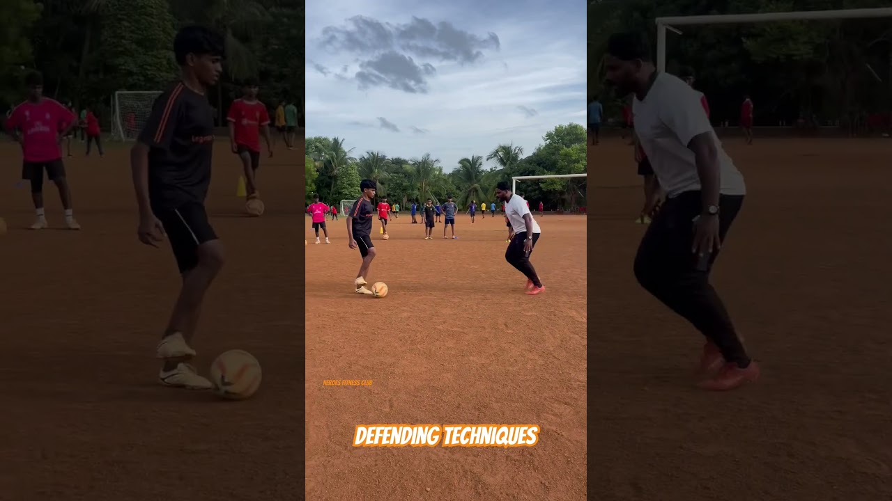 Defending techniques ⚽️⚽️💯💯 #teaching #heroesfootballclub ⚽️