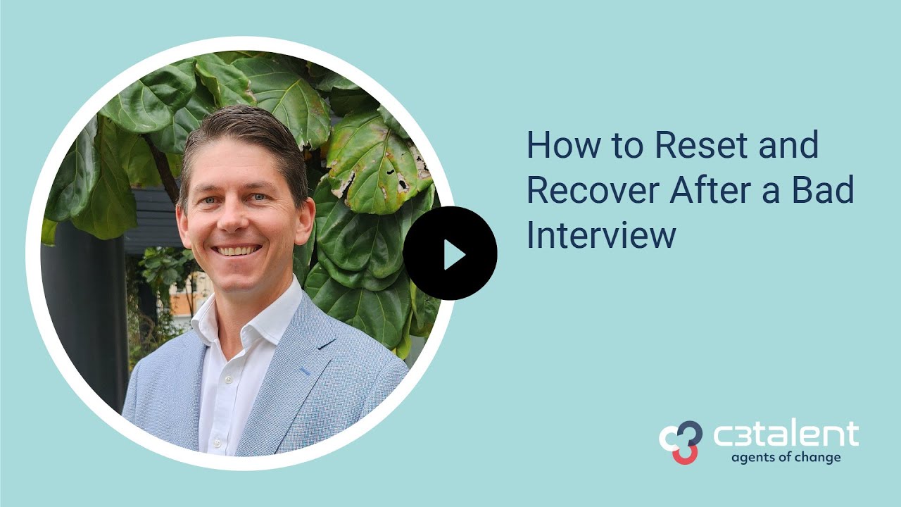 How To Recover From A Bad Interview: Tips To Reflect And Improve