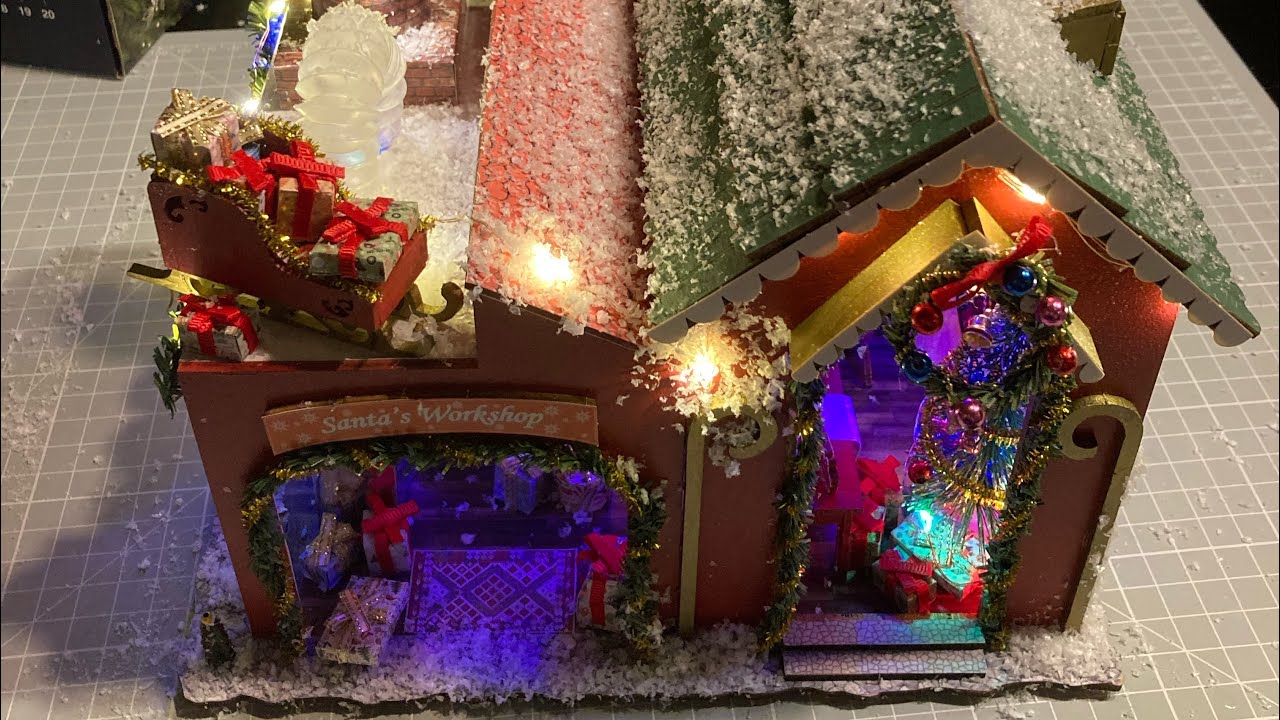 Miniature Builder DIY - Santa's Workshop (how to build)