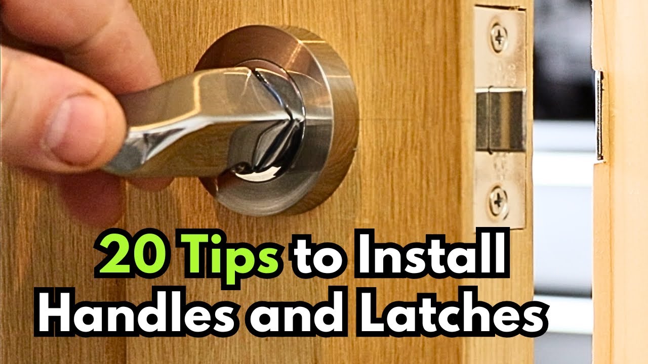 DIY Door Handle & Latch Installation Made Ridiculously Easy