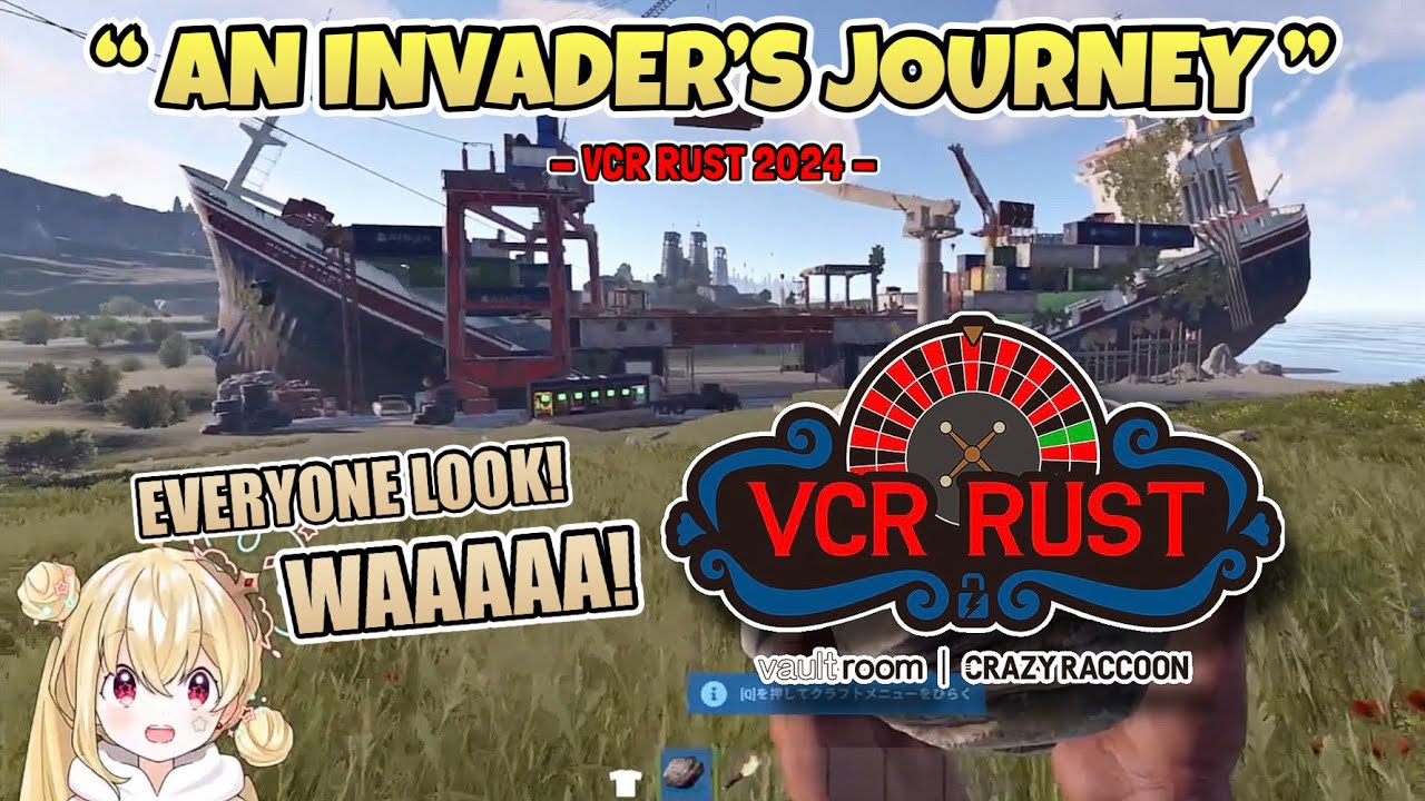 [VCR RUST] Первый день захватчика Туко на VCR RUST! [ENG SUB]