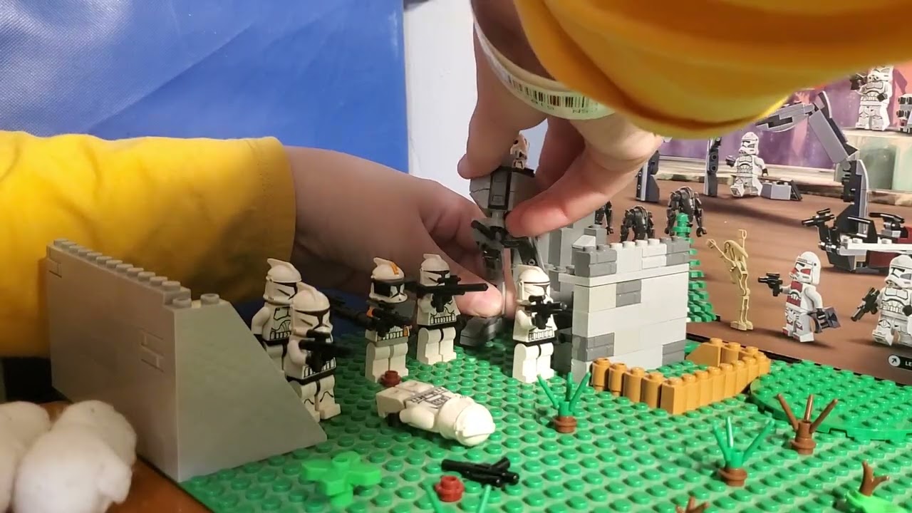 Making a lego clone wars moc 