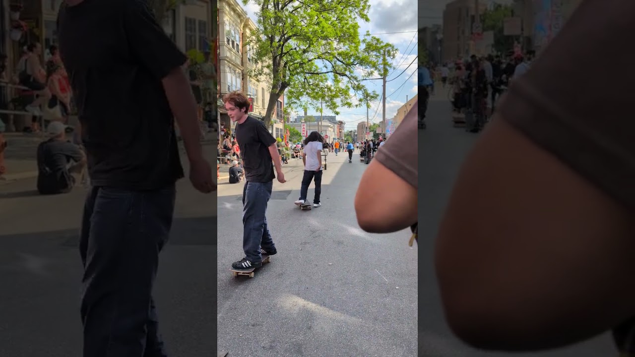 Skateboarding at South Street Festival