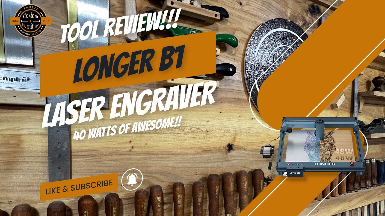 40 ватт потрясающей мощности! Лазерный гравер Longer B1. #лазер #лазернаягравировка #деревообрабо...