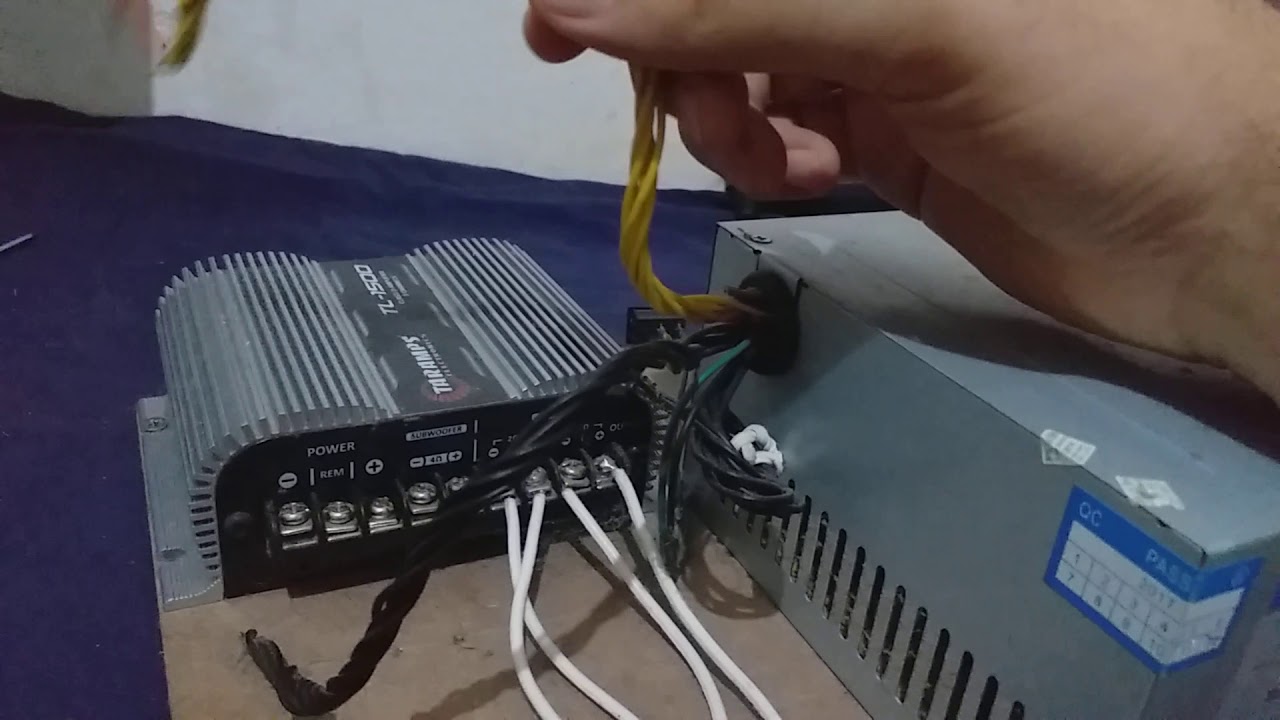 COMO USAR MÓDULO AUTOMOTIVO EM CASA COM FONTE ATX