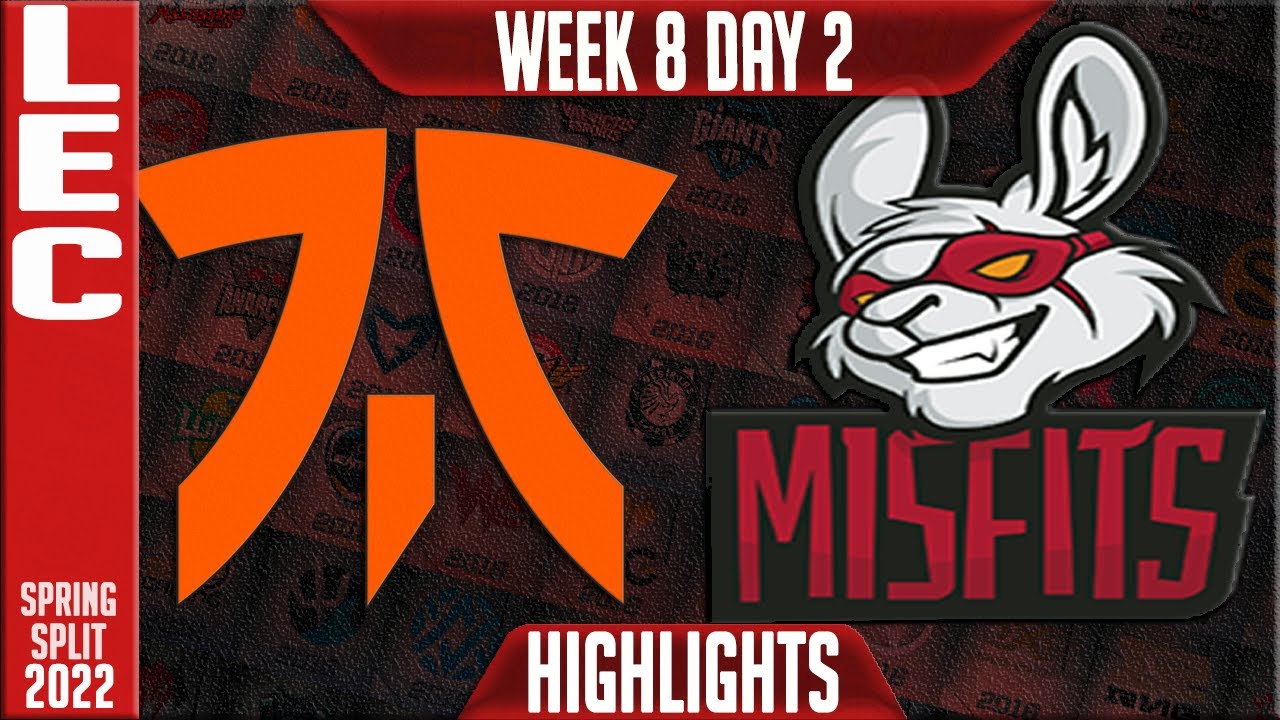 FNC vs MSF Highlights | LEC Spring 2022 W8D2 | Fnatic vs Misfits Gaming