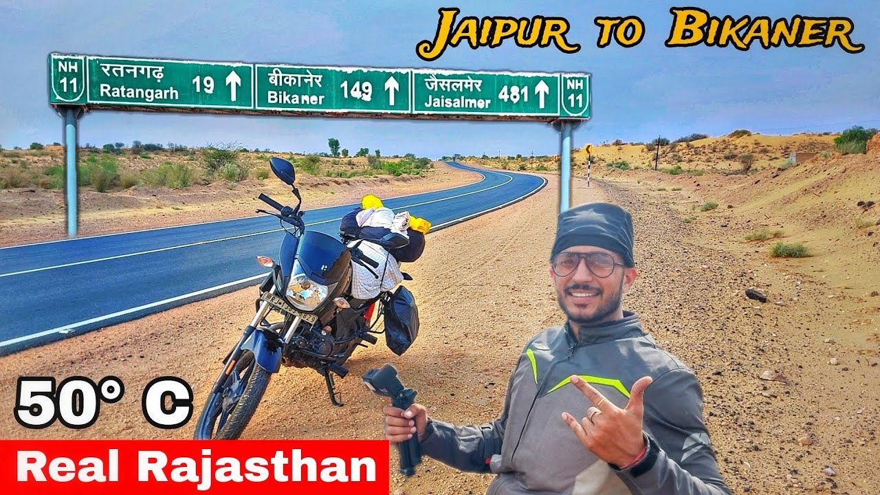 Jaipur to Bikaner | Rajasthan Solo Motorcycle Trip[2024]