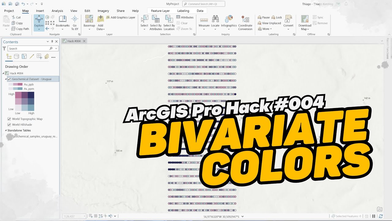 ArcGIS Pro Hack #004: Visualizando Correla&ccedil;&atilde;o com Bivariate Colors | Tutorial de An&aacute;lise Espacial