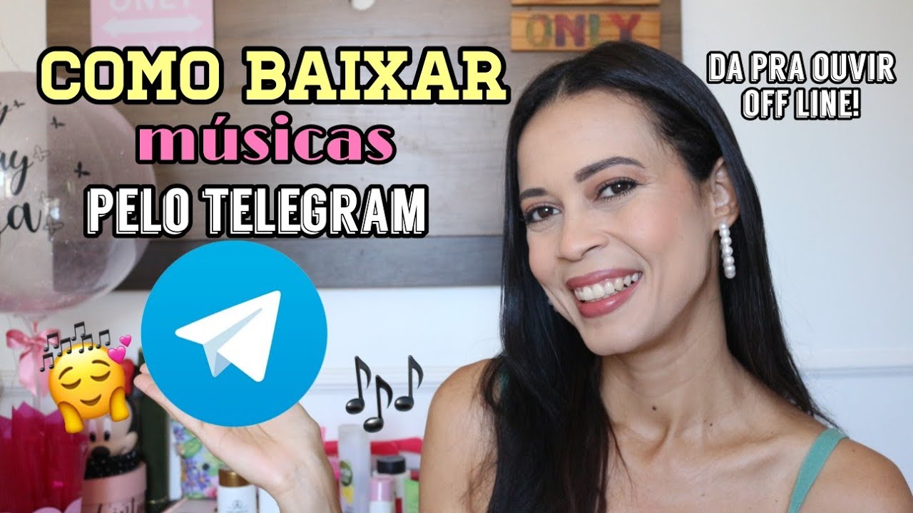 COMO BAIXAR MUSICAS PELO TELEGRAM | CINTYA VALENTIM