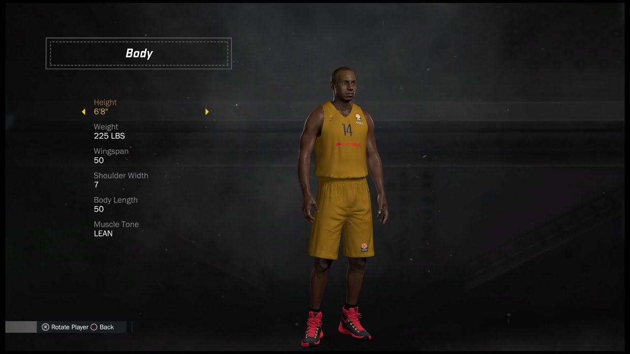 NBA 2K17 Cyberface Numbers