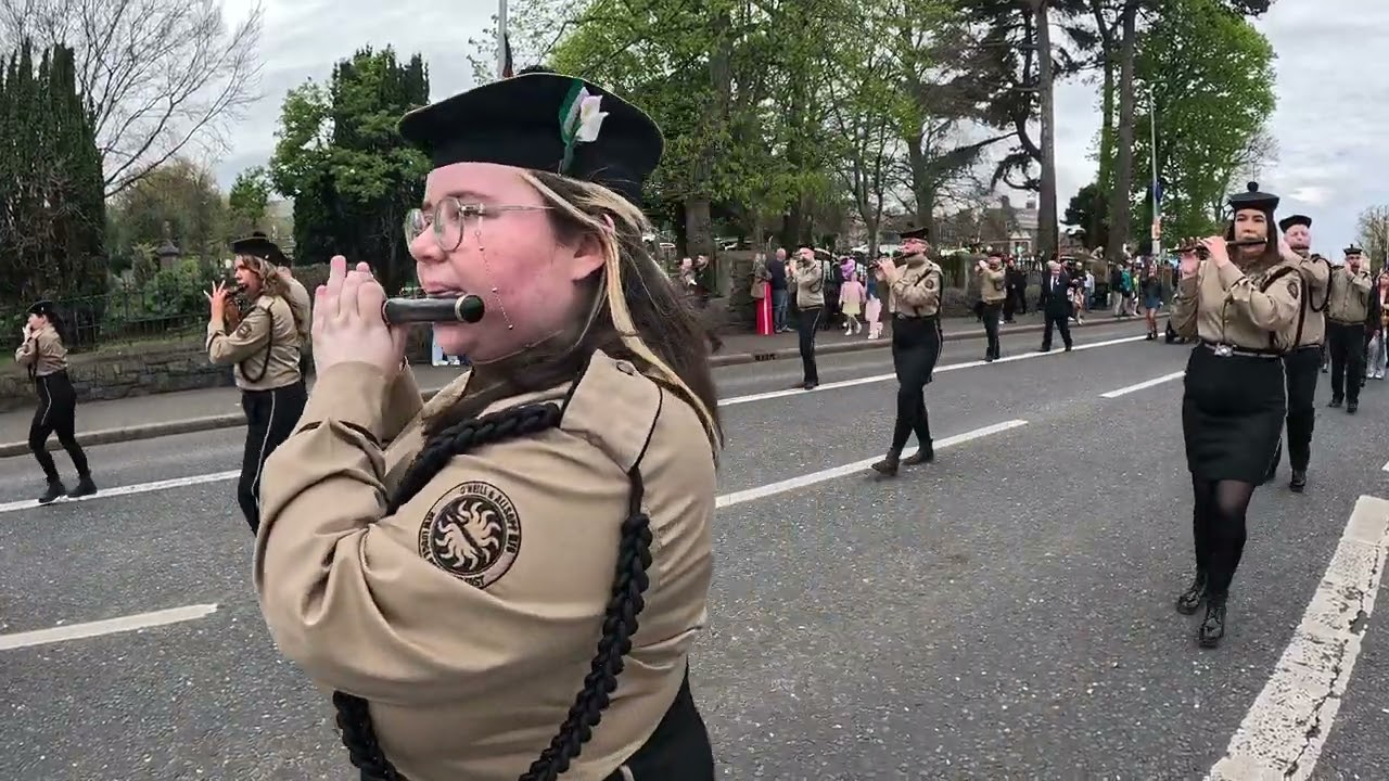 Jim O'Neill & Robert Allsopp Memorial Flute Band at the Belfast Easter Commemoration