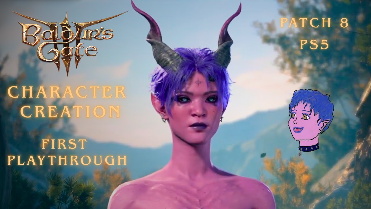 🧙‍♀️ Character Creation - Baldur's Gate 3 - Part 0 - First Playthrough - Patch 8 - Ps5 😈