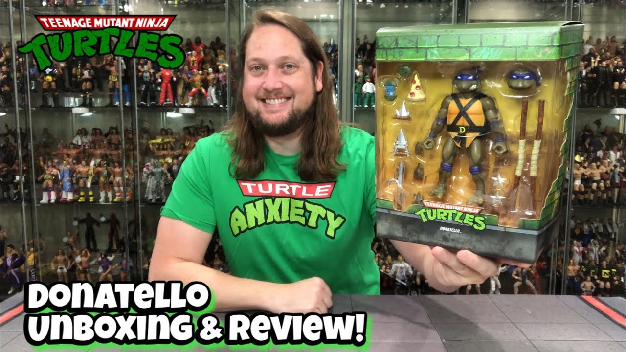 Donatello Super 7 Teenage Mutant Ninja Turtles Ultimate Edition Unboxing & Review!