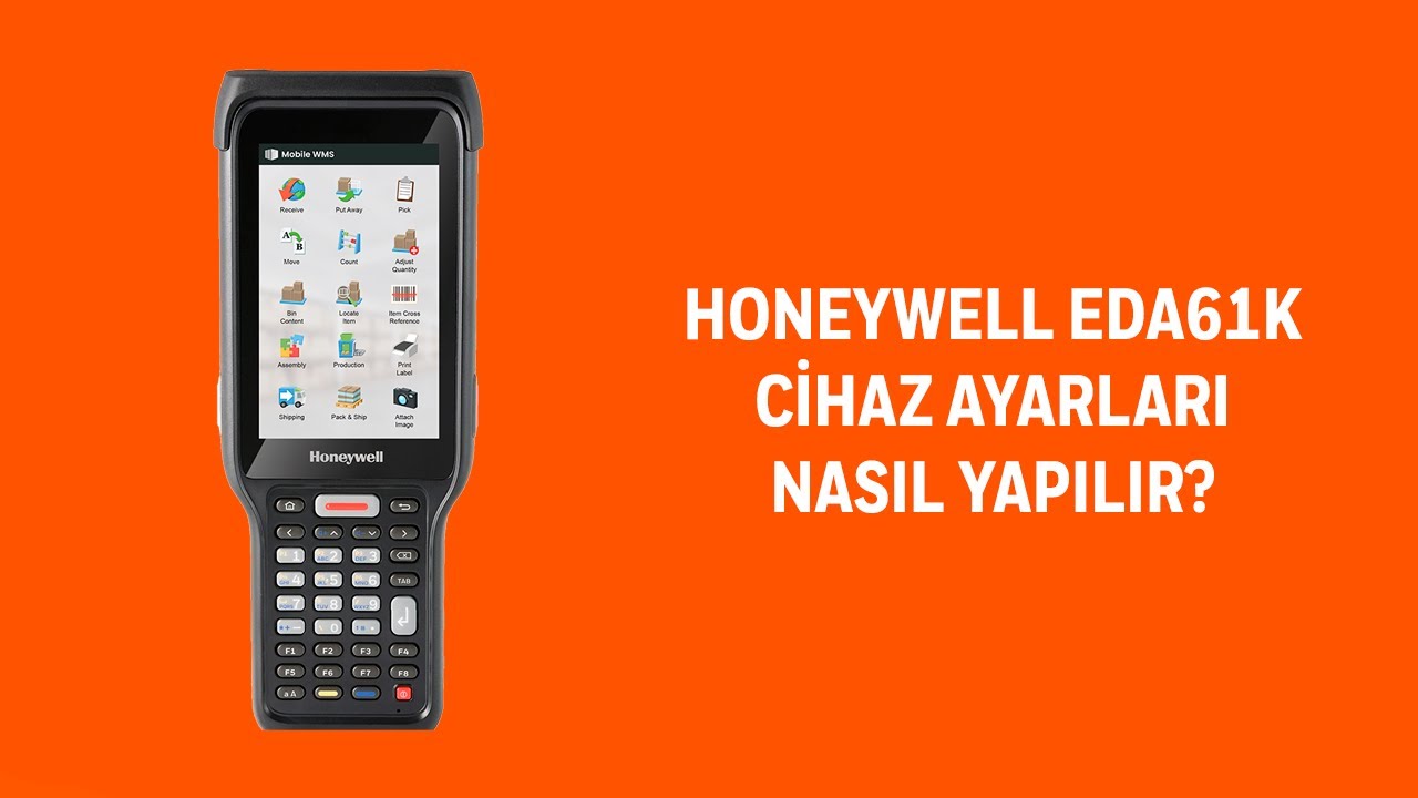 Honeywell EDA61k barkod okuma ayarları nasıl yapılır ?