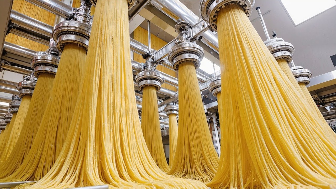 COME SI FA LA PASTA BARILLA 🍝 &ndash; dai campi di grano agli spaghetti nella scatola blu