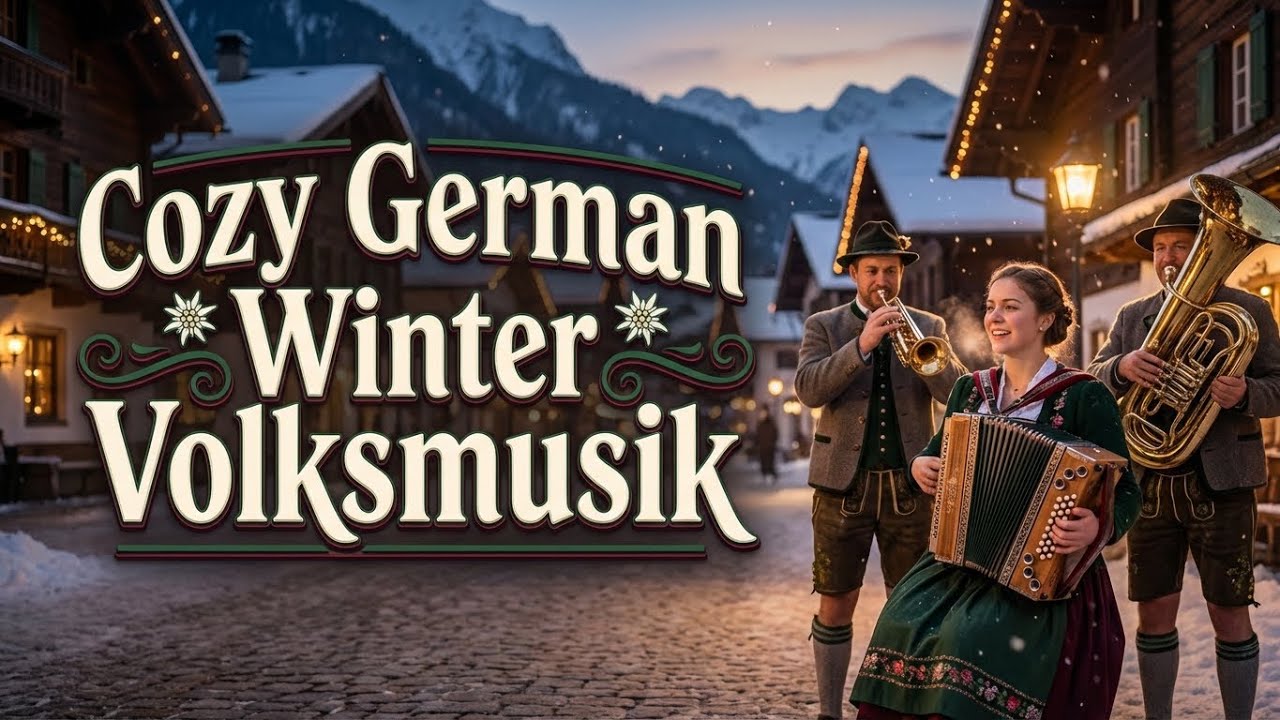 🎷❄️ Cozy German Winter Volksmusik &ndash; Alpine Christmas Folk & Soft Melodies 🎄