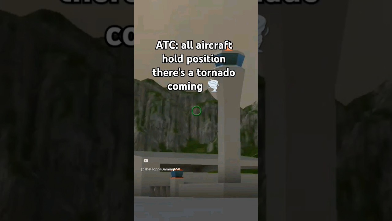 Turbolines 861 ignores the atc and tornado 💀💀 #turbopropflightsimulator #aviation #memes #atc
