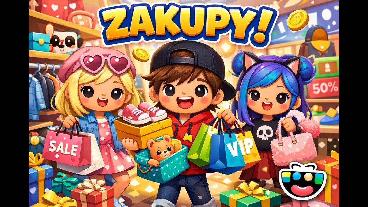 🛍️ TOCA BOCA ZAKUPY! | Nowe ubrania, akcesoria i mega haul 😍