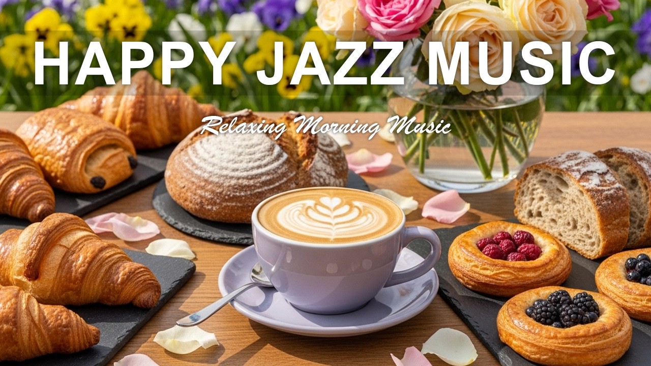 Happy Jazz Music - Natural Soft Jazz ☕ Smooth & Relaxing Jazz for Work, Study & Sleep