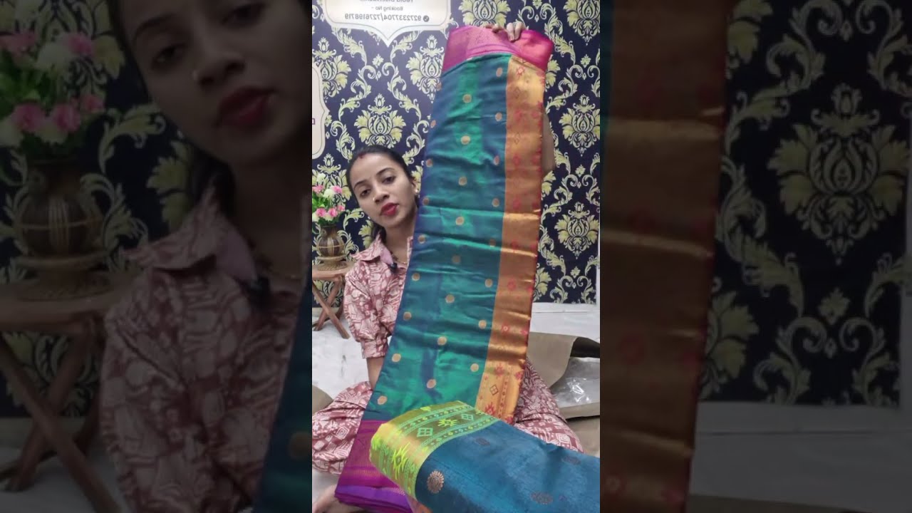 9var (9yard) Paithani saree 9272337704