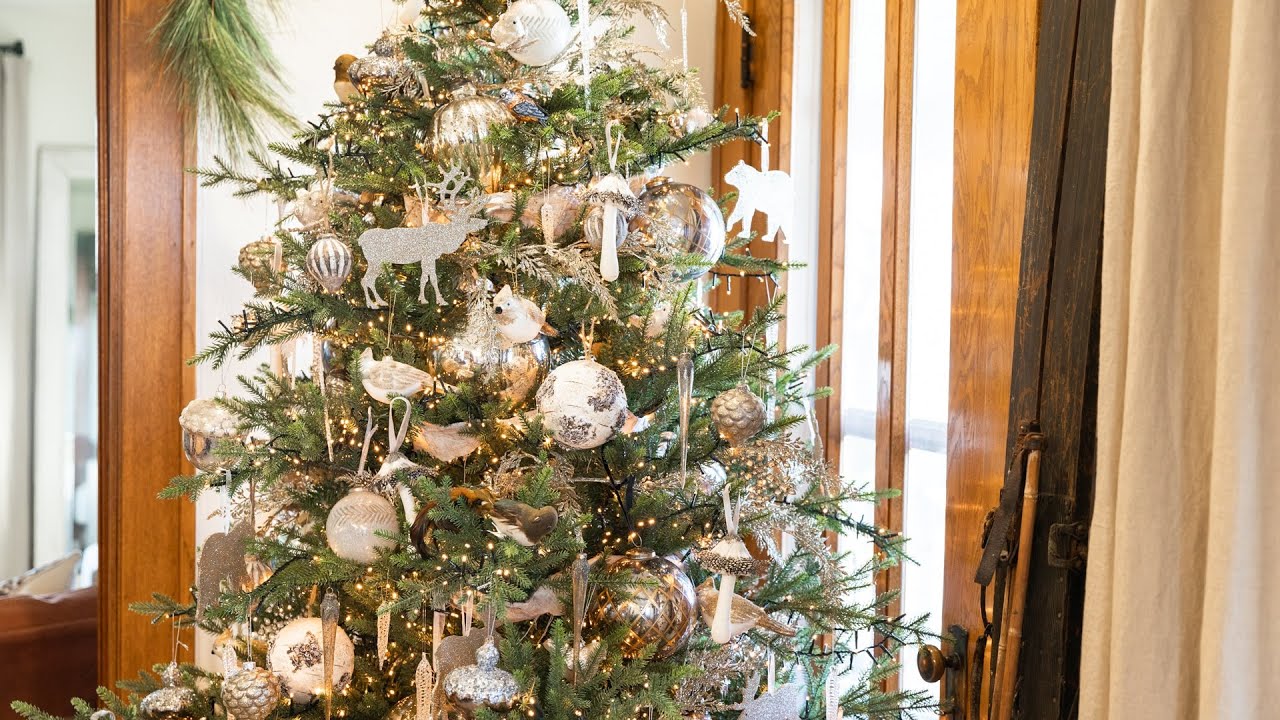 My Mom's Woodland-Themed Christmas Tree