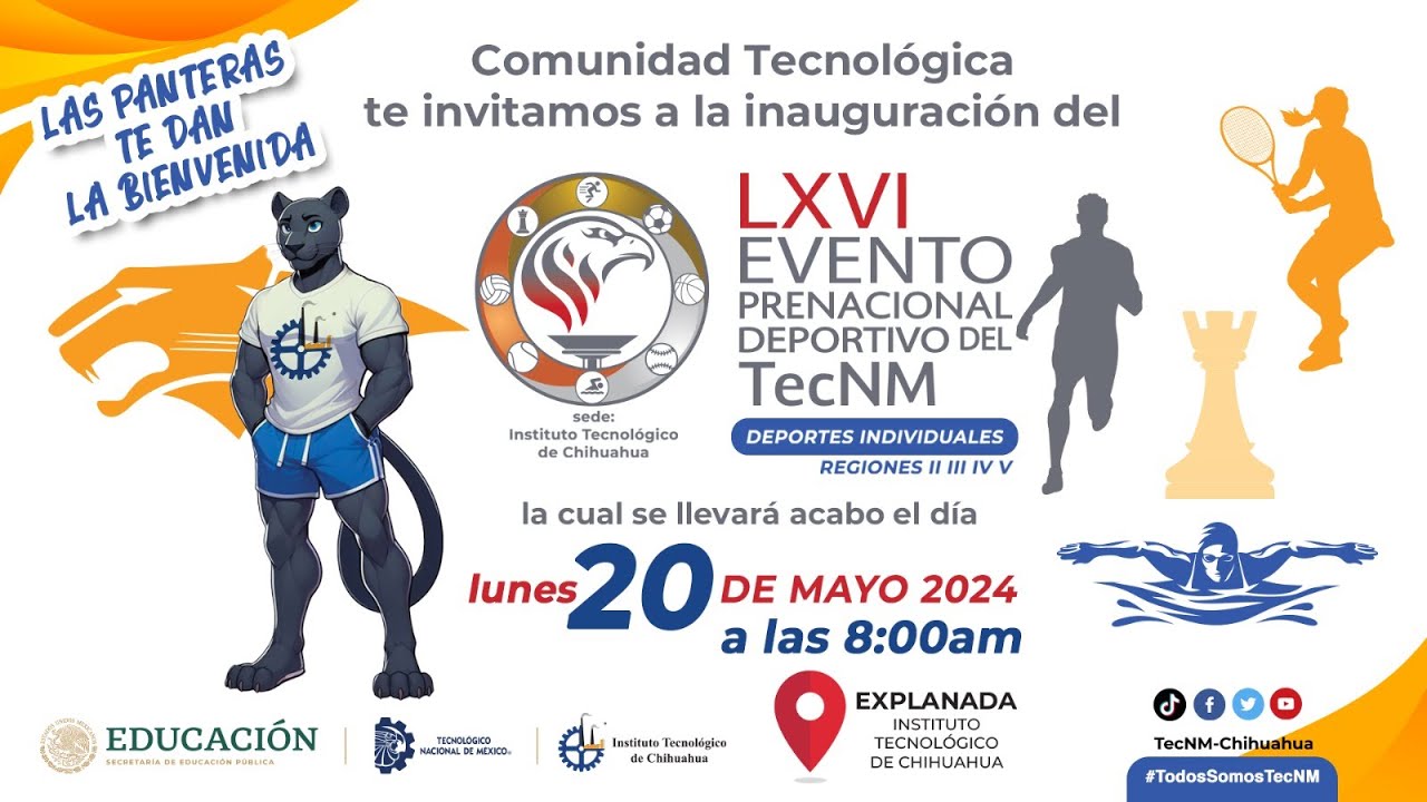 LXVI 
EVENTO PRENACIONAL DEPORTIVO
TECNM, SEDE ITCH