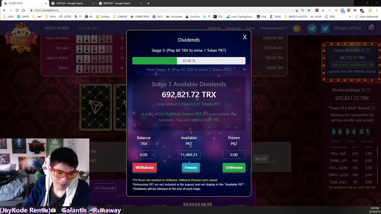 Special TRON Saturday Stream :3 PokerTron all day.