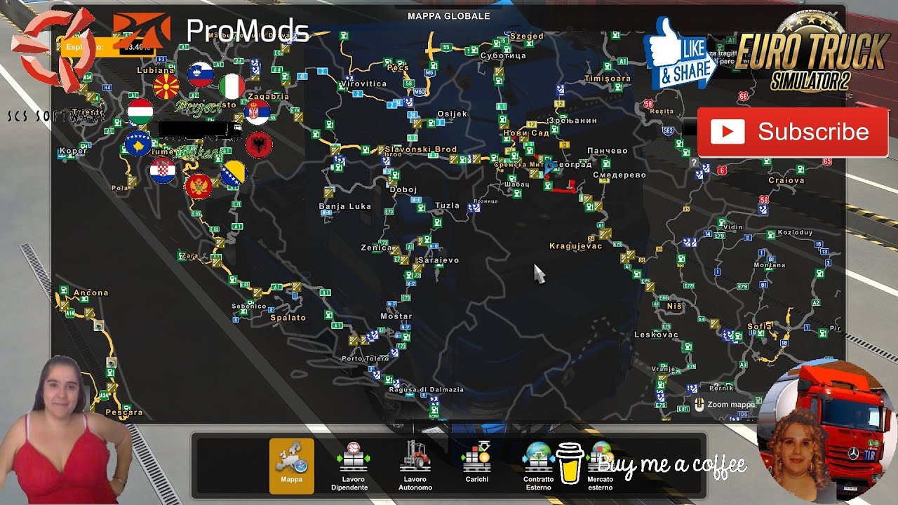 Euro Truck Simulator 2 (1.46) Project Balkans v5.4 [1.46] by volan123 New Version + DLC's & Mods