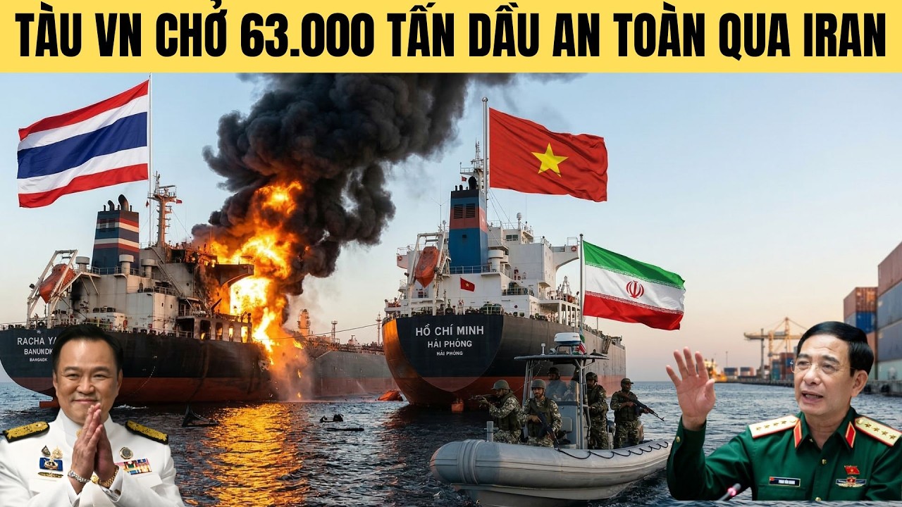 Vì sao Iran không bắn Tàu chở Dầu VN nhưng lại đánh bom Tàu Thái Lan