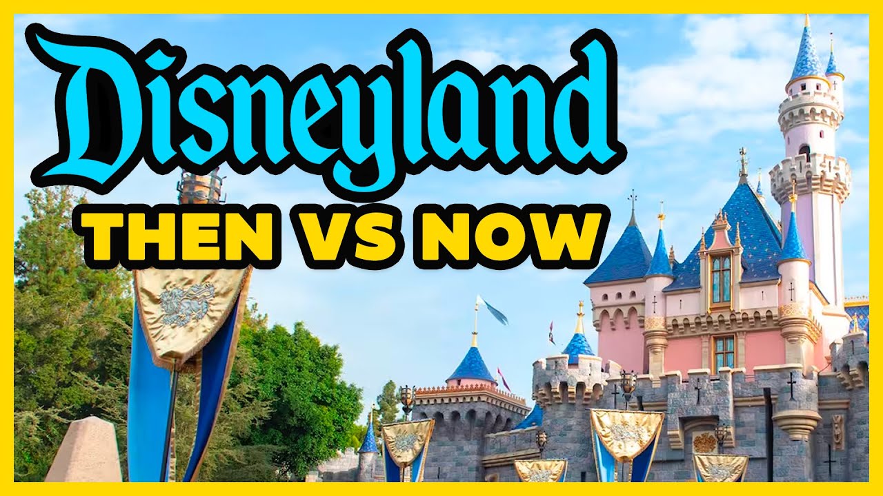 Disneyland Opening Day Then And Now - Before And After