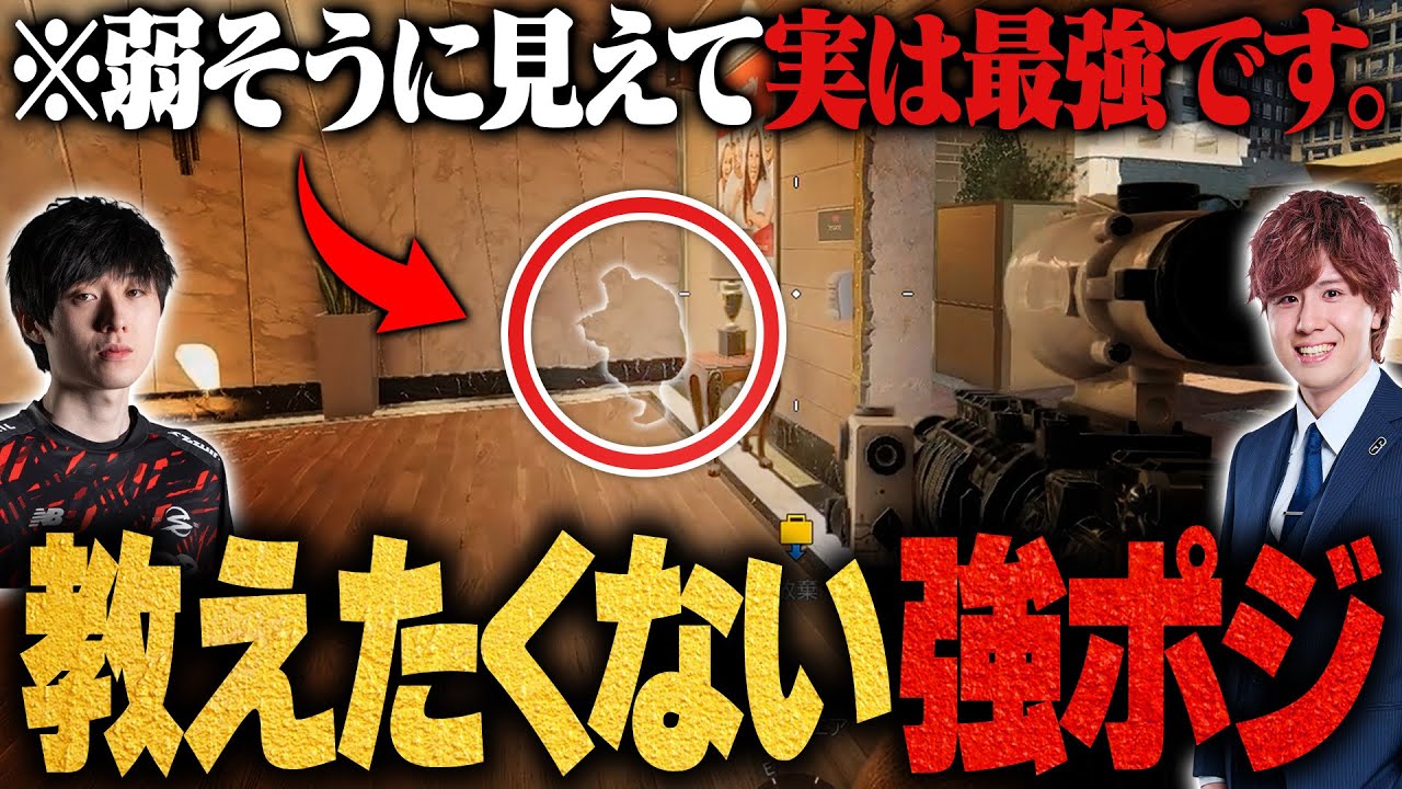 【Wqsyo1式】本当は教えたくない ✅ プロが使う最強ポジション集！２　シージTV#47【シージX/R6S】