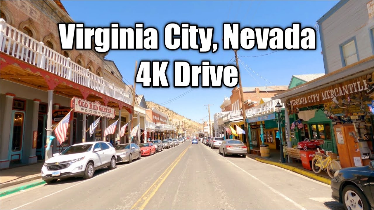 Virginia City, Nevada [4K] Drive