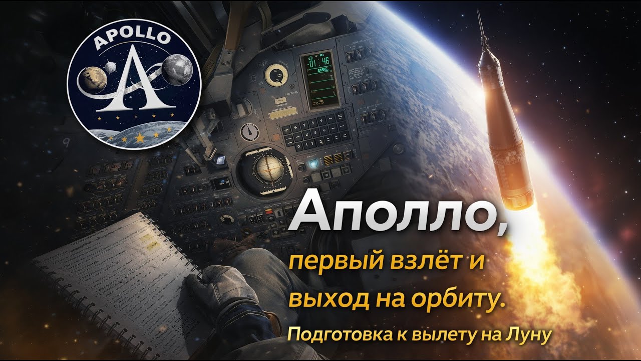 Apollo | Миссия 3 – Взлёт и выход на околоземную орбиту
