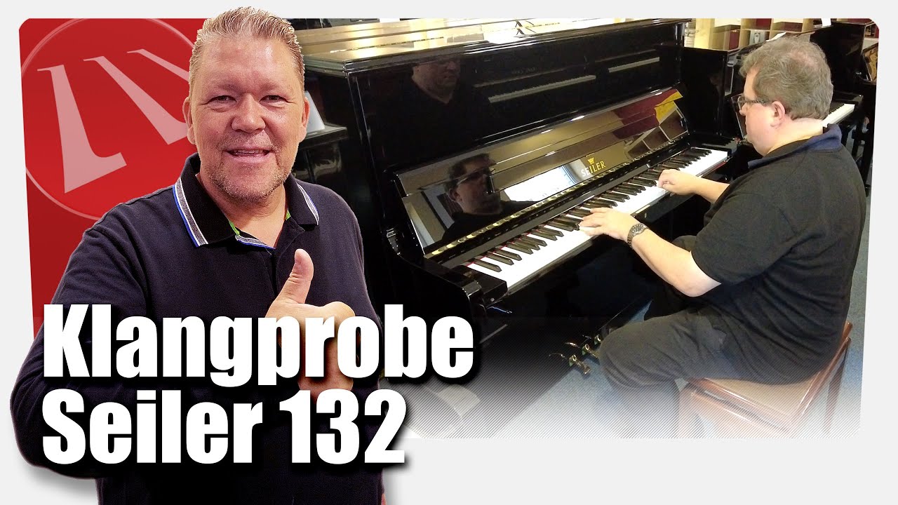 Klangprobe Seiler Klavier Modell 132 - Baujahr 1993