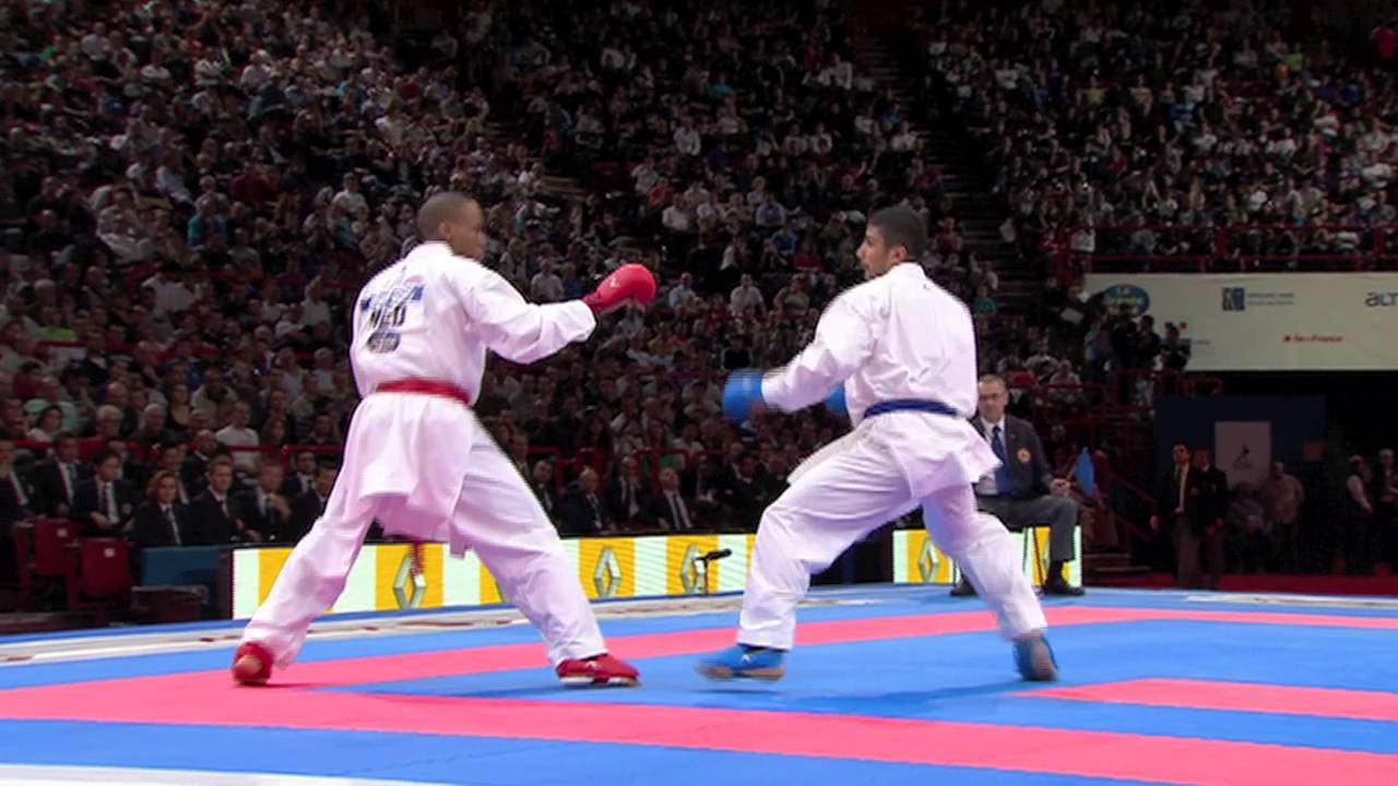 (1/5) Bronze Male Team Kumite Netherlands vs Iran. WKF World Karate Championships 2012