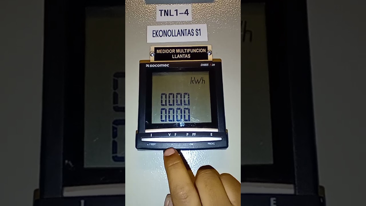 VISUALIZACION DE MEDIDOR SOCOMEC DIRIS A20