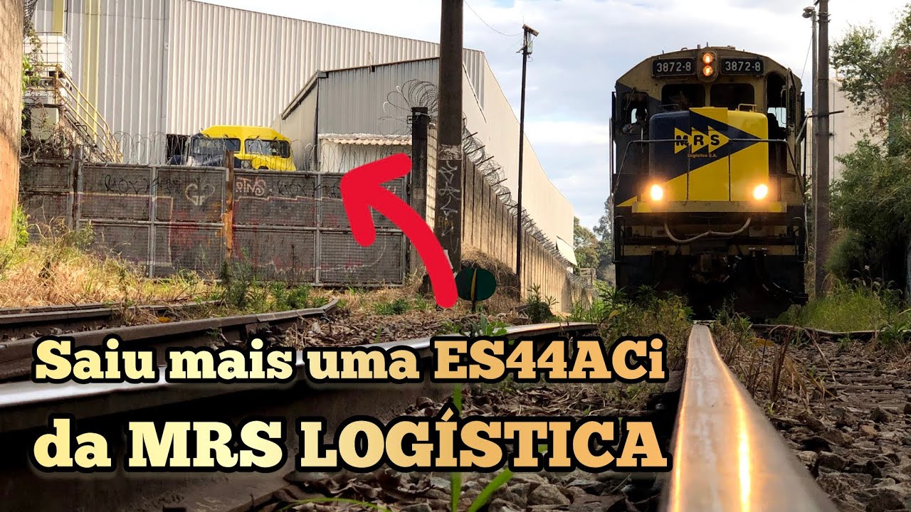 Saída da mais nova locomotiva ES44ACI da MRS LOGÍSTICA da fábrica da WABTEC / movimentação na WABTEC