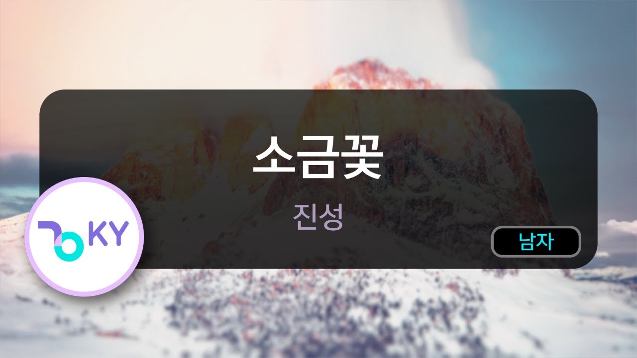 소금꽃 - 진성 (KY.99525) / KY KARAOKE