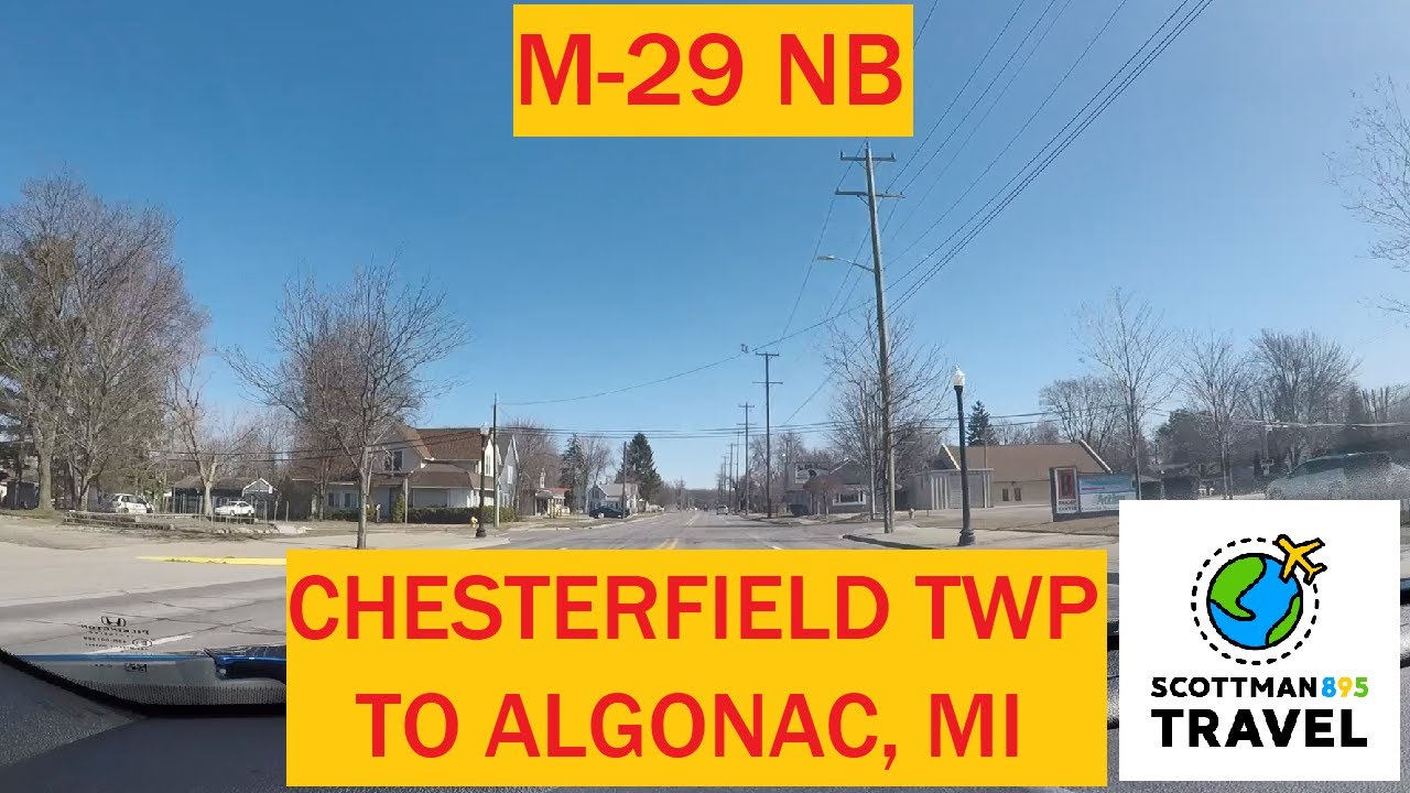 Поездка с Scottman895: M-29 NB (I-94 до Алгонака, Мичиган)