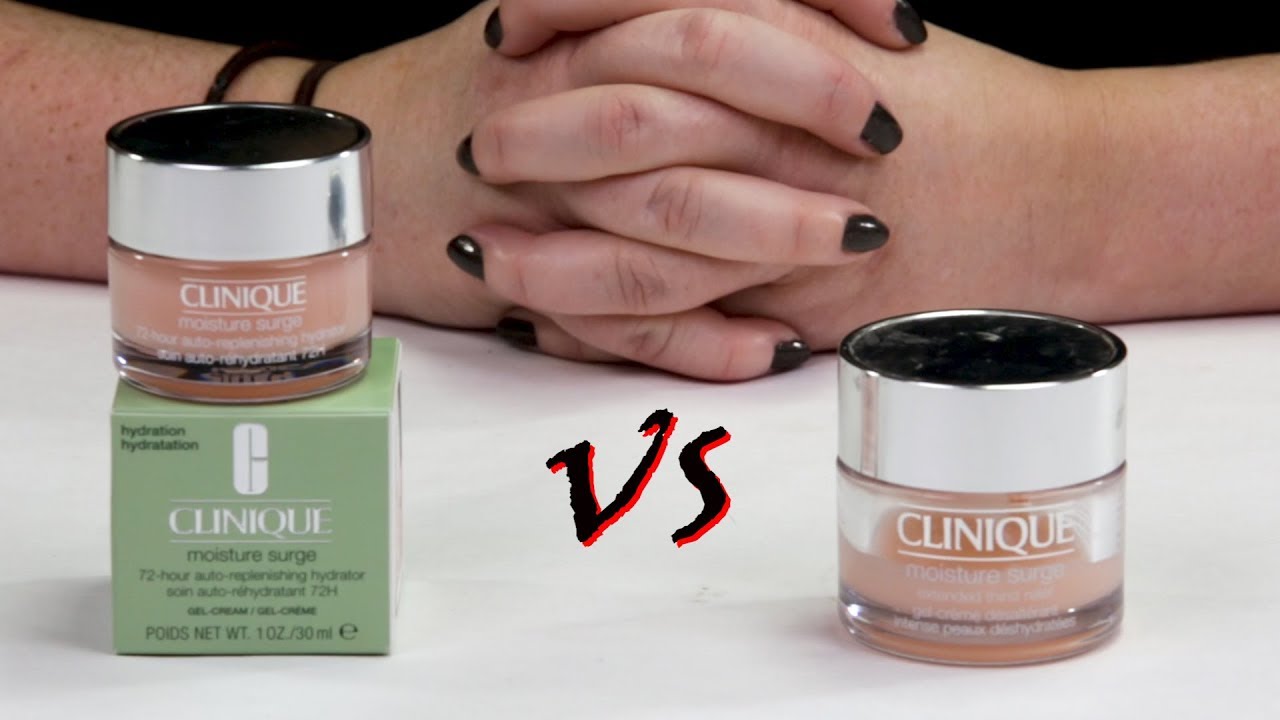 Clinique Moisture 🆕 Surge 72 Hour Hydrator VS. Moisture Surge Original Skin Fortifying Hydrator