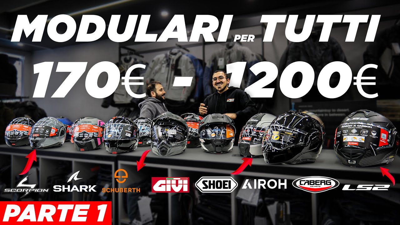 CONFRONTO CASCHI MODULARI: REVERSIBILI, MODULARI E ADVENTURE .. QUALE SCEGLIERE E PERCHÈ? PARTE 1